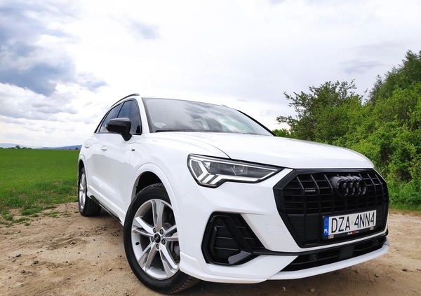 Audi Q3 cena 147500 przebieg: 45000, rok produkcji 2021 z Jutrosin małe 781